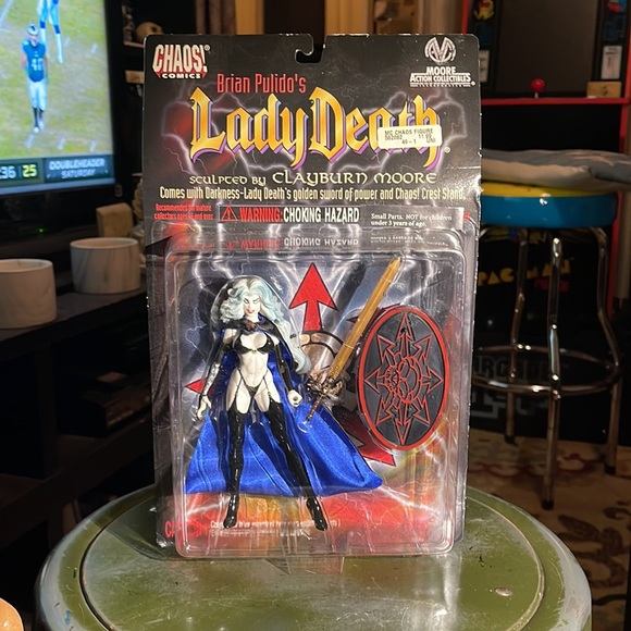 CHAOS! COMICS 1997 BRIAN PULIDO’S 🔥LADY DEATH🔥 Sculptor Clayburn Moore VINTAGE - Picture 2 of 12